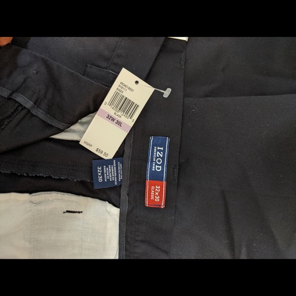 2x 👯♀️Host Pick⚡️Izod America Chino Straight Fit Pants - Picture 7 of 8